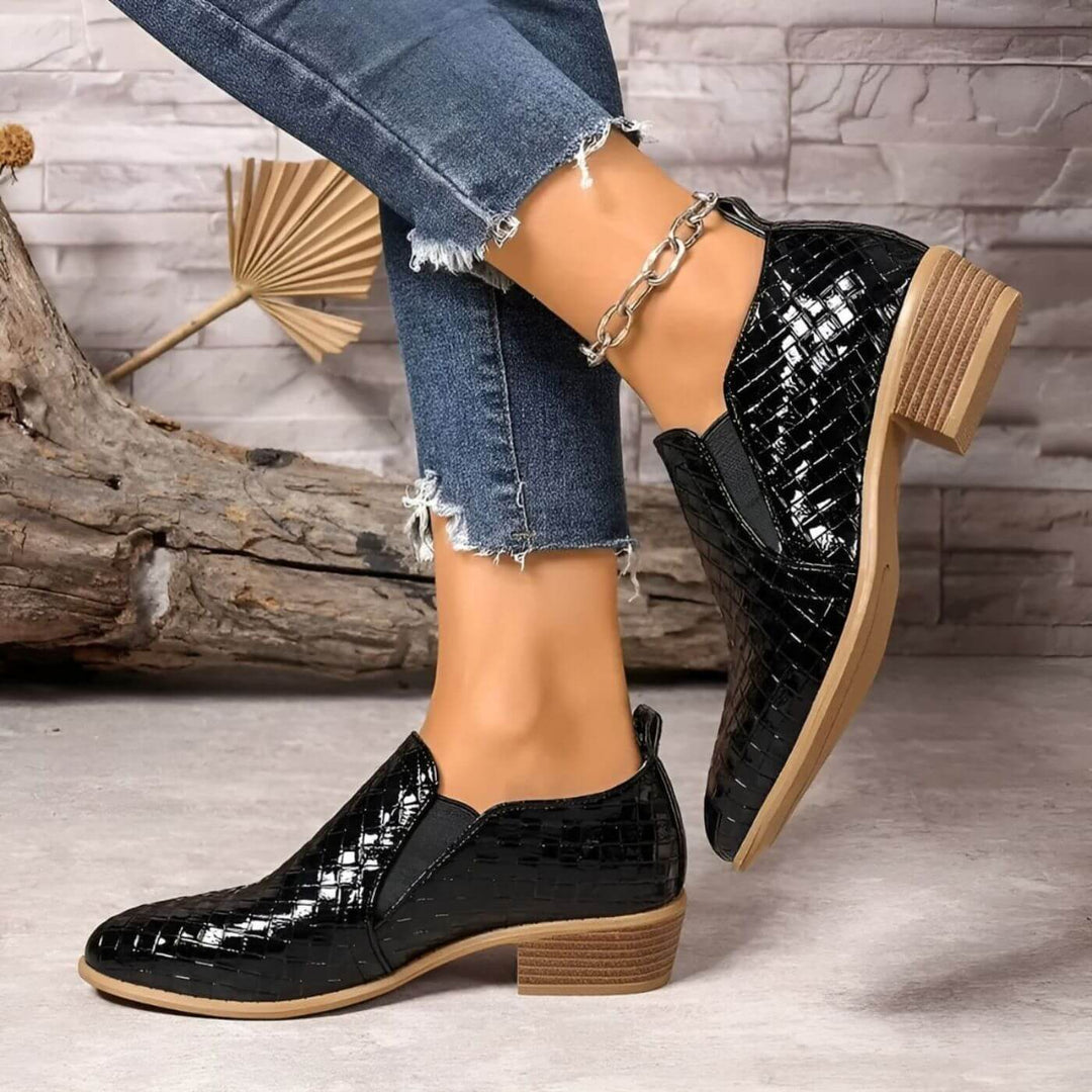 Anouk™ - Orthopedische Leren Oxford Schoenen