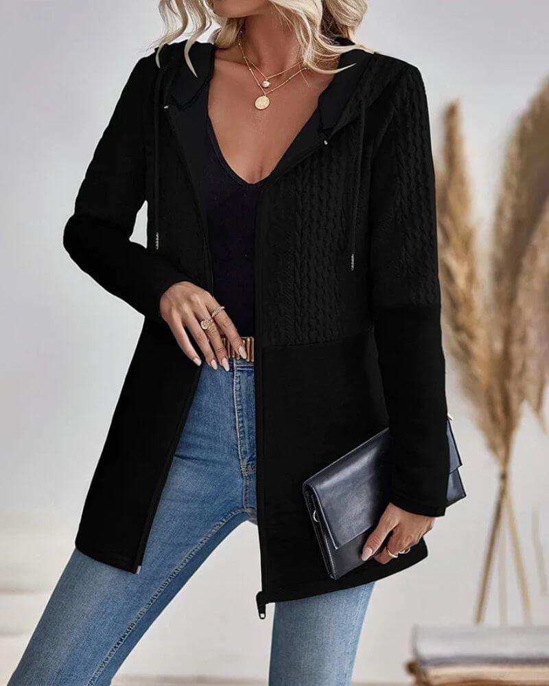 Daphne™ - Stijlvolle Moderne Hoodie met Rits