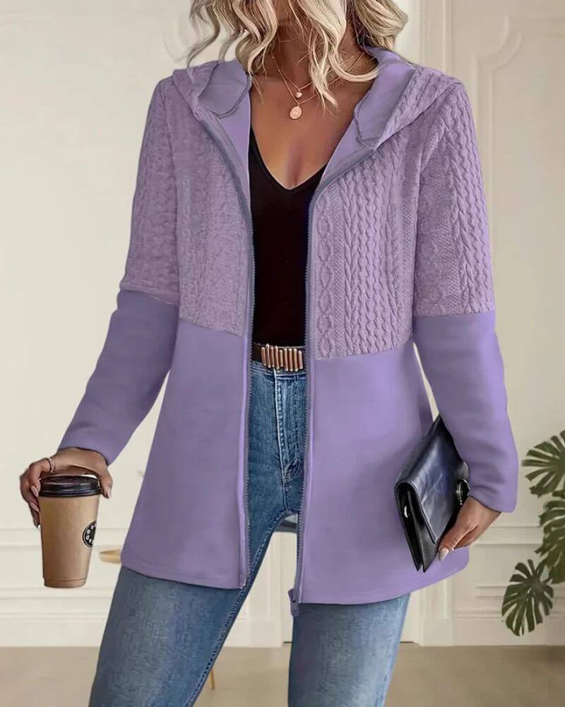 Daphne™ - Stijlvolle Moderne Hoodie met Rits
