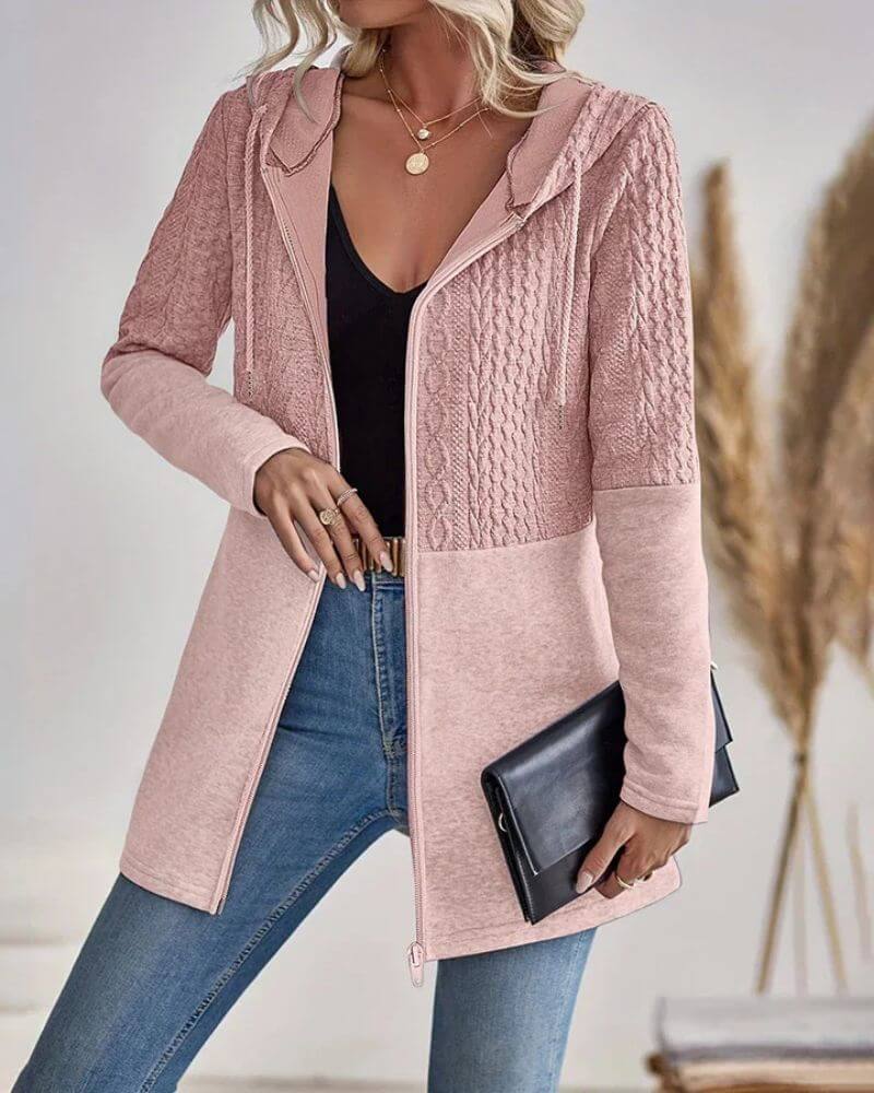 Daphne™ - Stijlvolle Moderne Hoodie met Rits