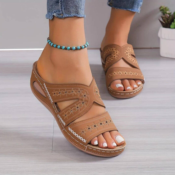 Elisa™ - Orthopedische Comfort Sleehak Sandalen