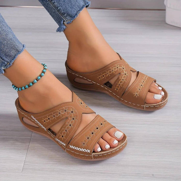 Elisa™ - Orthopedische Comfort Sleehak Sandalen