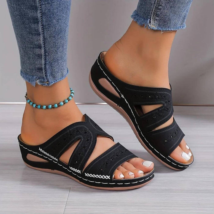 Elisa™ - Orthopedische Comfort Sleehak Sandalen