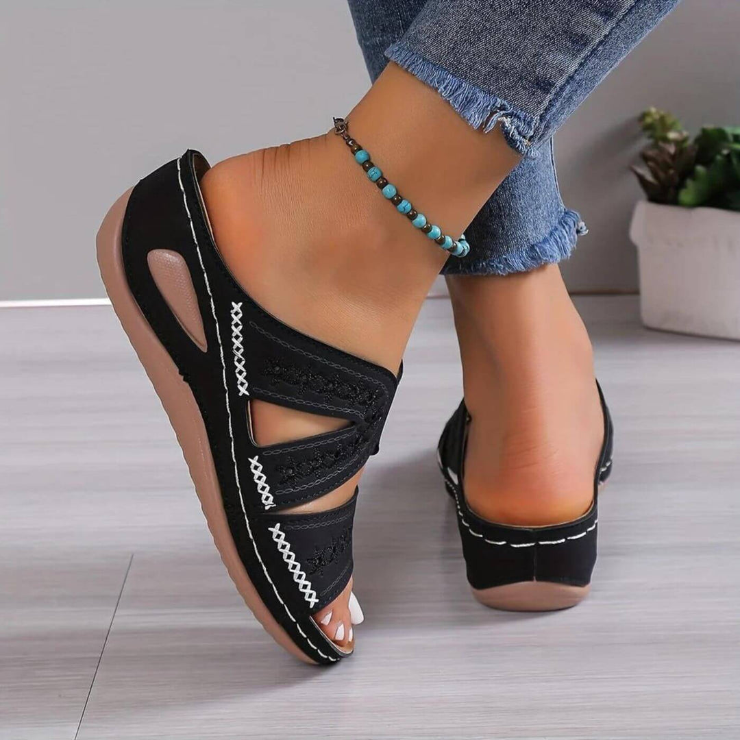 Elisa™ - Orthopedische Comfort Sleehak Sandalen