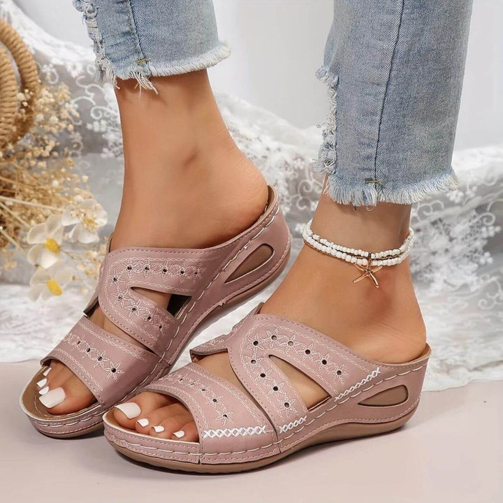 Elisa™ - Orthopedische Comfort Sleehak Sandalen
