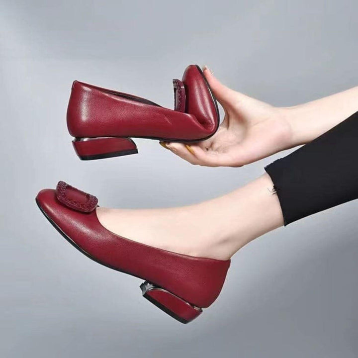 Eliza – Premium Leren Orthopedische Schoenen