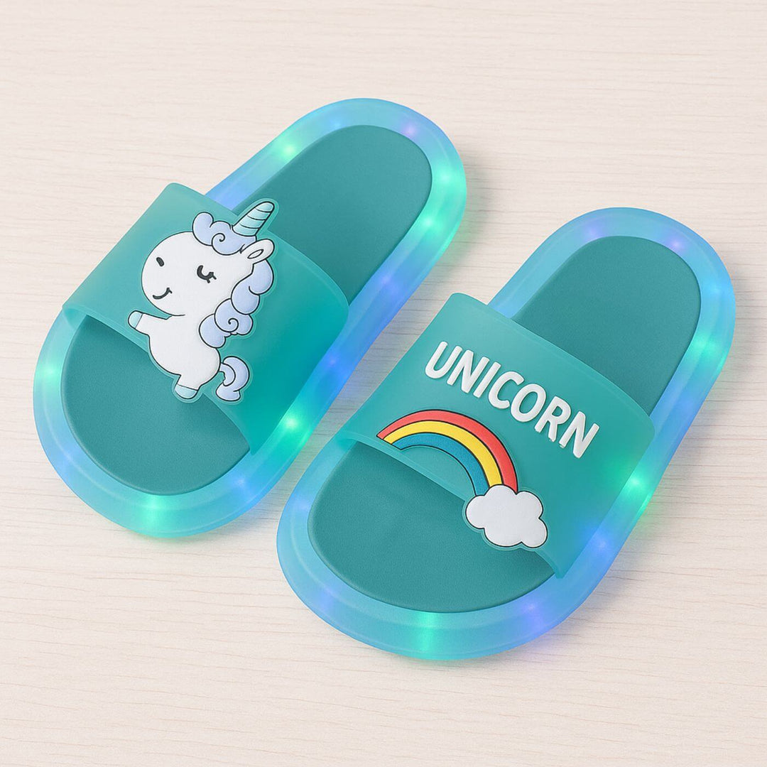FairySteps™ – Lichtgevende Eenhoorn Slippertjes voor Kinderen