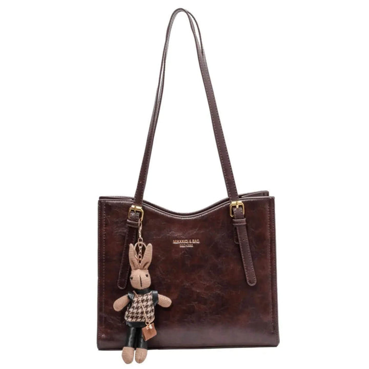 Fay™ – Vintage Schoudertas met Konijnenhanger