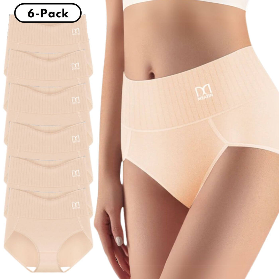 FitBelle™ - Set van 6 Hoge Taille Slips
