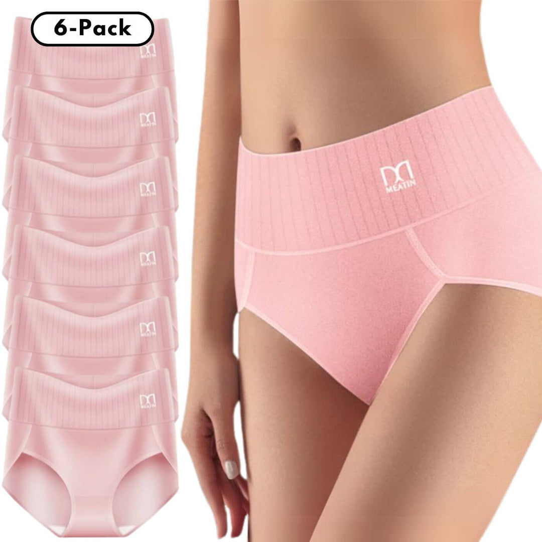 FitBelle™ - Set van 6 Hoge Taille Slips