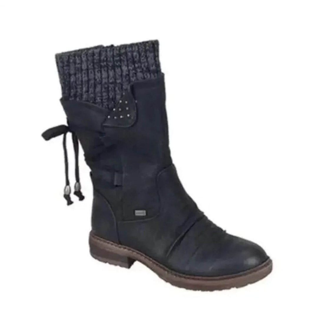 Jasmijn™ - Winterlaarzen met veters tot de kuit