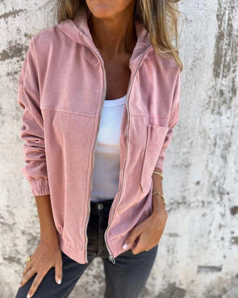 Jasmijn™ - Hoodie met Rits