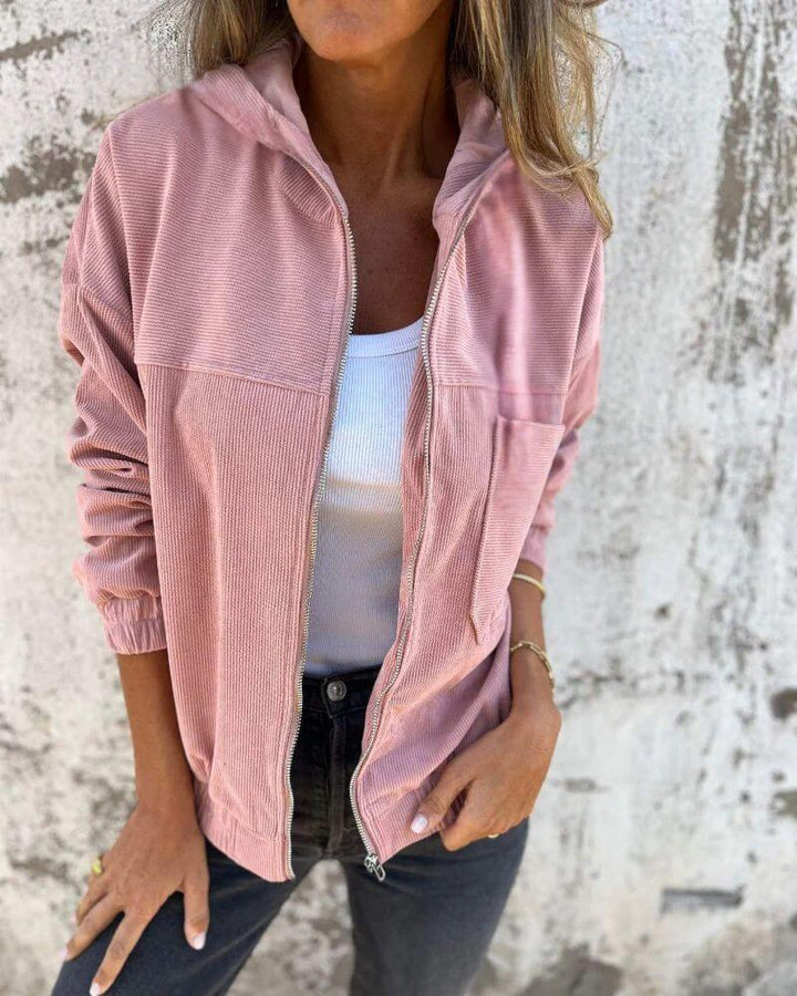 Jasmijn™ - Hoodie met Rits