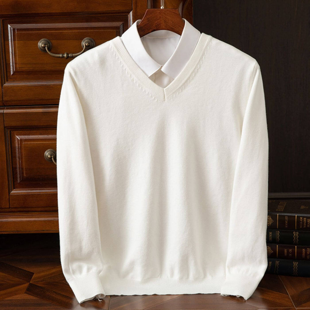 Laurens™ - Trendy V-Hals Herentrui
