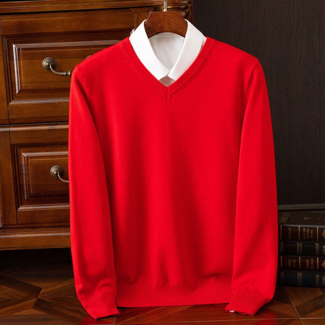 Laurens™ - Trendy V-Hals Herentrui