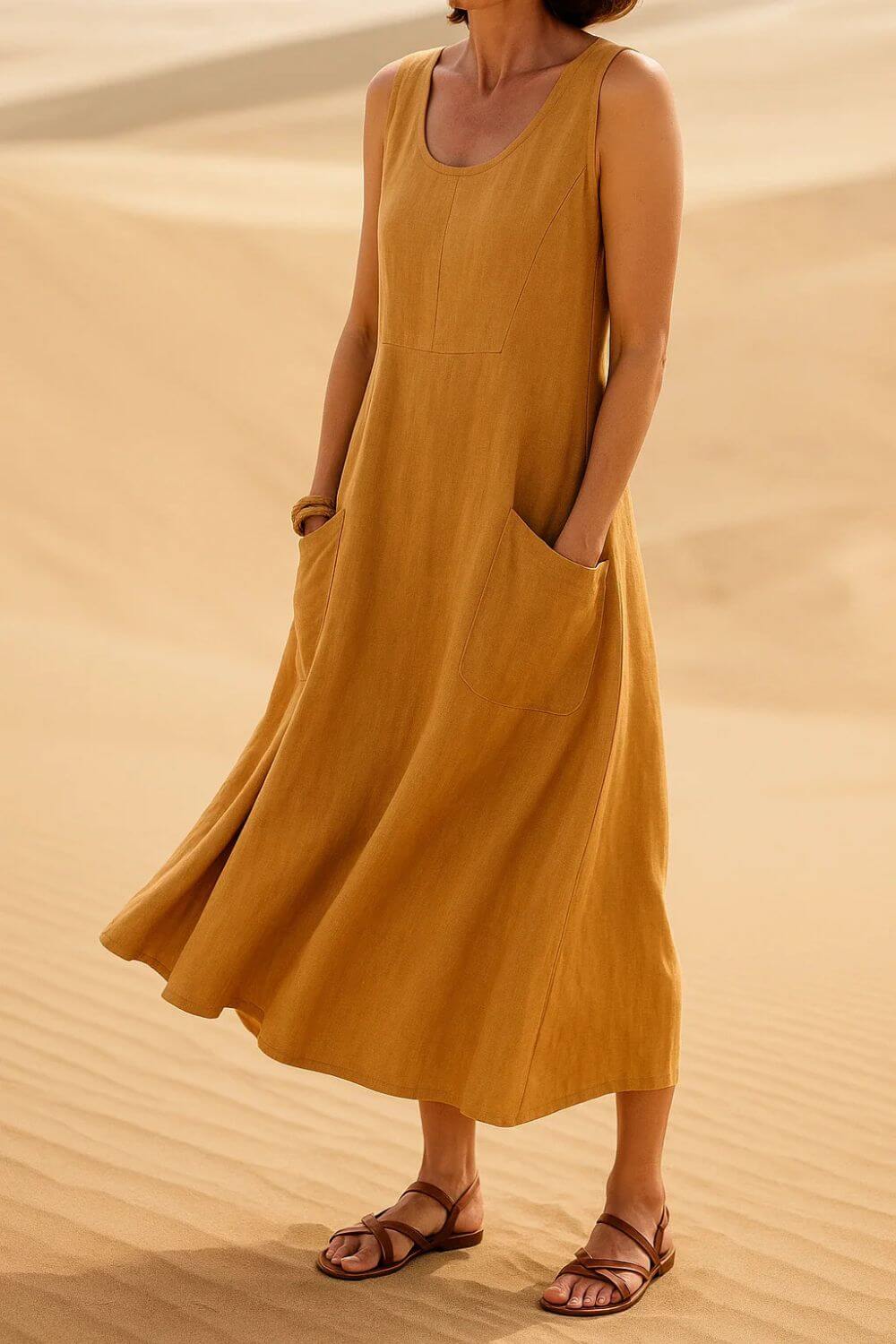 Loïs™ - Elegante Mouwloze Zomerjurk