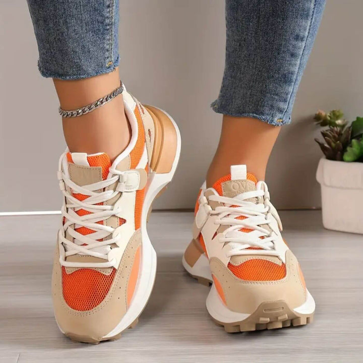 Lotte™ – Comfortabele Orthopedische Schoenen met Kleurvlakken