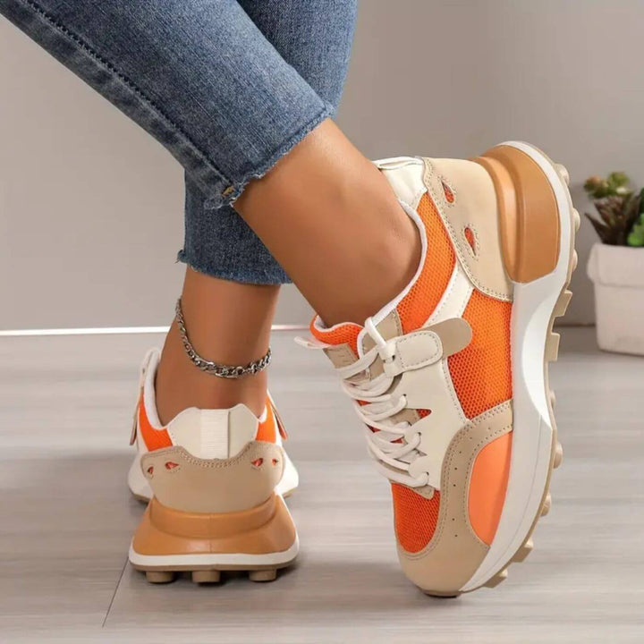 Lotte™ – Comfortabele Orthopedische Schoenen met Kleurvlakken