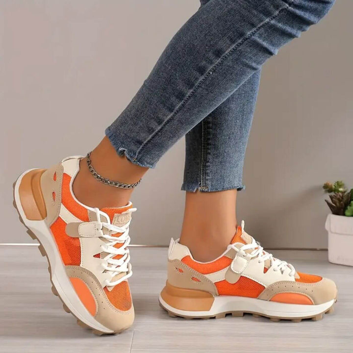 Lotte™ – Comfortabele Orthopedische Schoenen met Kleurvlakken