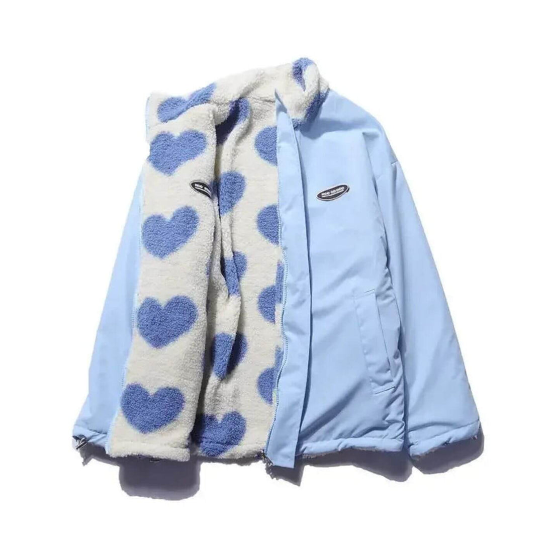 Marloes™ - Omkeerbare Winterjas met Hartjespatroon