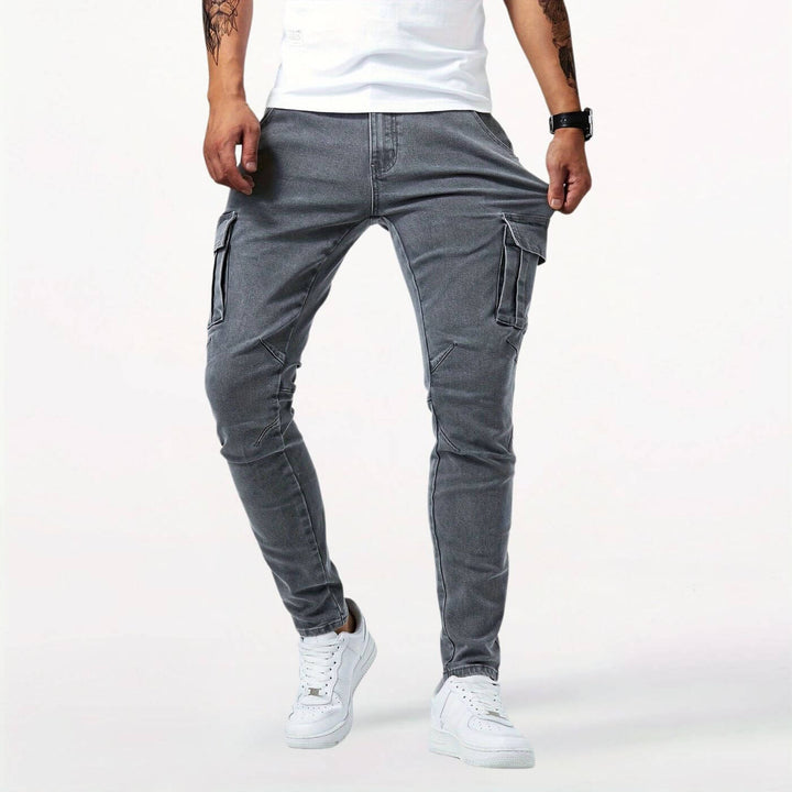 Martijn™ - Denim Stretch Cargo Broek