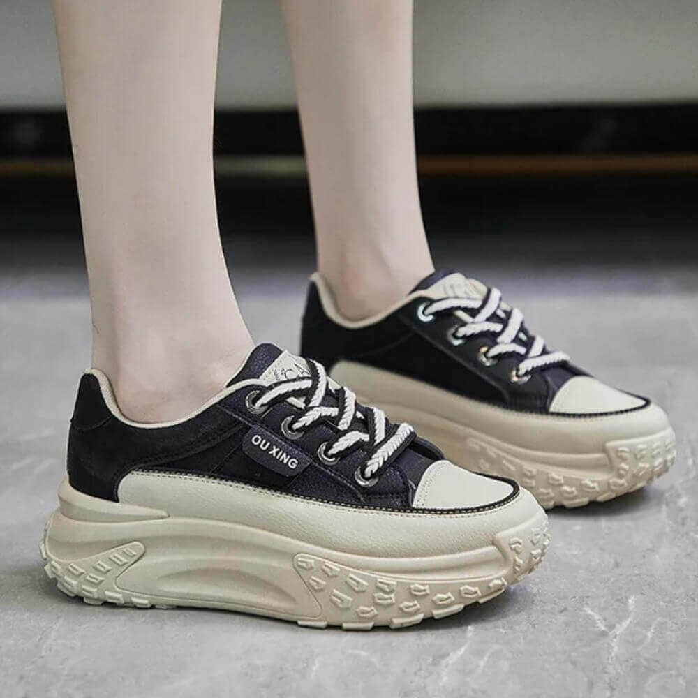 Mira – Comfortabele Sneakers met Hoge Zool