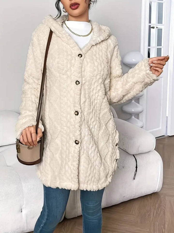 Nikki™ - Comfortabele Pluche Vest Met Capuchon