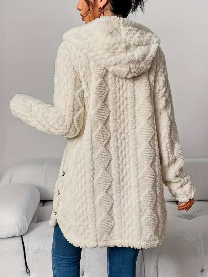 Nikki™ - Comfortabele Pluche Vest Met Capuchon
