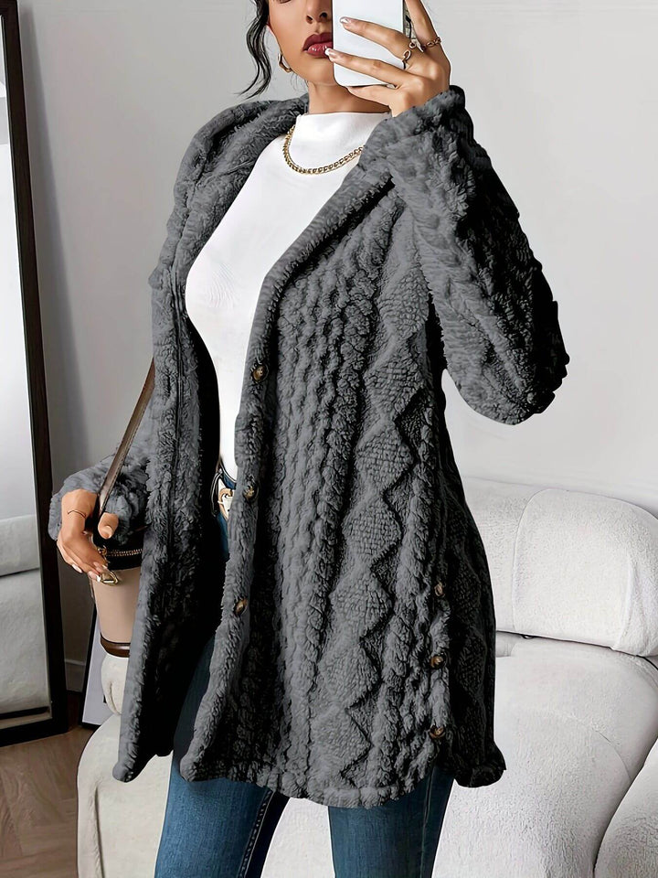 Nikki™ - Comfortabele Pluche Vest Met Capuchon