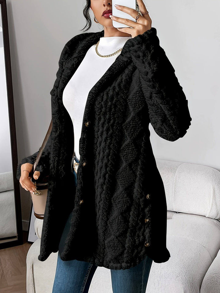 Nikki™ - Comfortabele Pluche Vest Met Capuchon