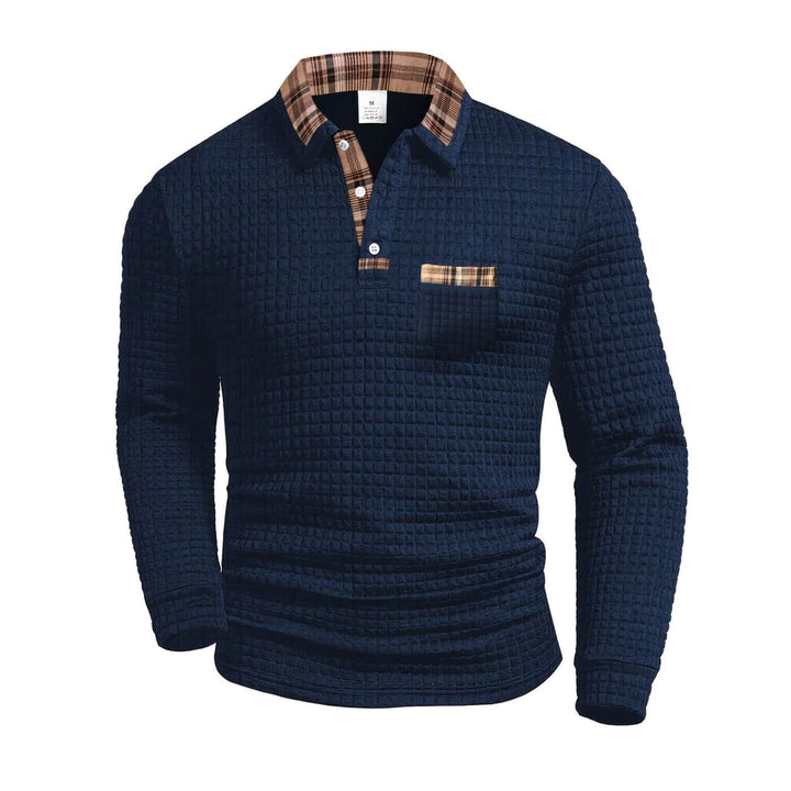 Robert™ - Casual Getextureerd Overhemd met Lange Mouwen