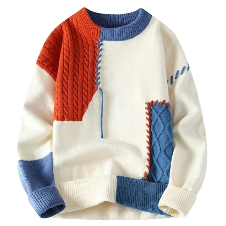 Thomas™ - Stijlvolle Patchwork Comforttrui