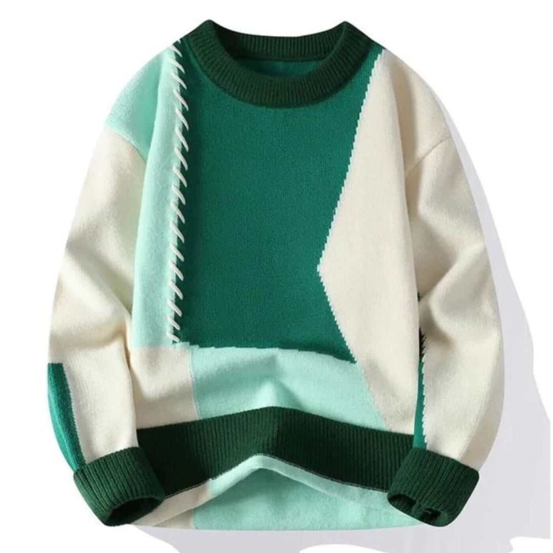 Thomas™ - Stijlvolle Patchwork Comforttrui