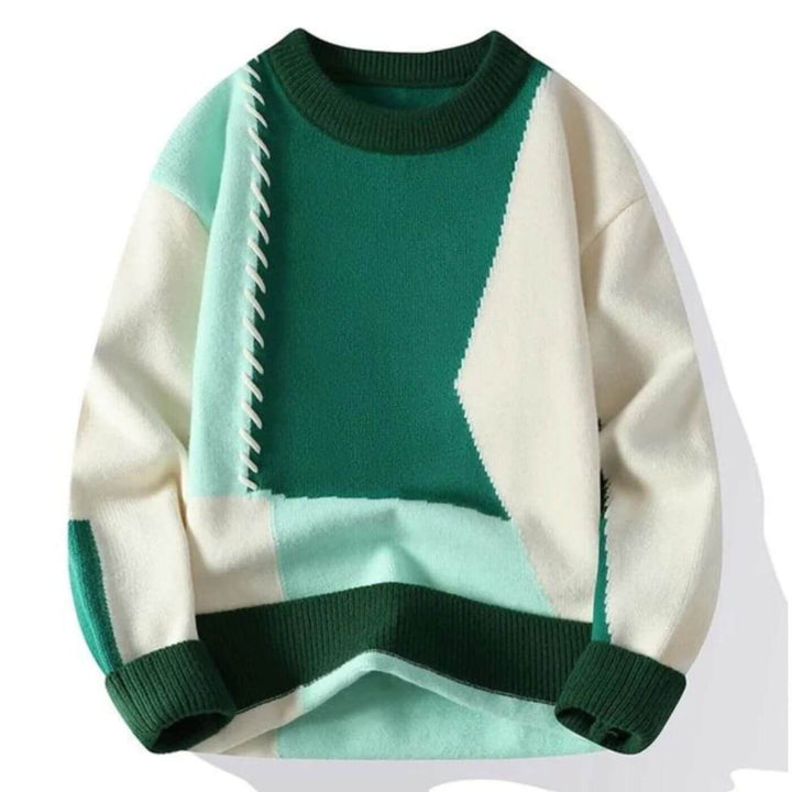 Thomas™ - Stijlvolle Patchwork Comforttrui