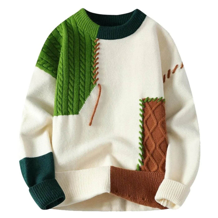 Thomas™ - Stijlvolle Patchwork Comforttrui