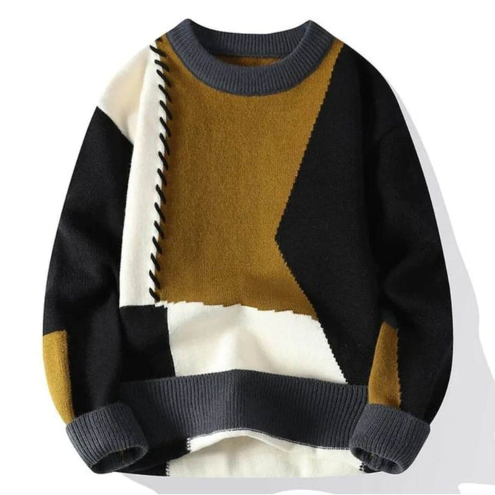 Thomas™ - Stijlvolle Patchwork Comforttrui