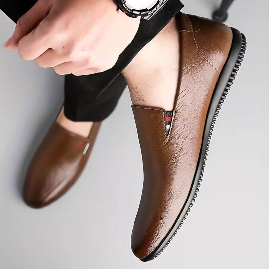 Tom™ - Klassieke Orthopedische Leren Mocassins