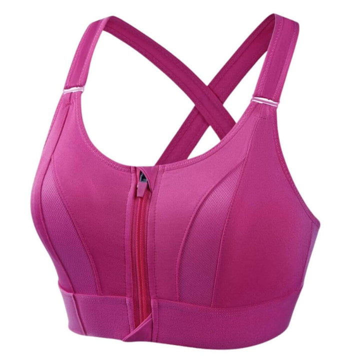 VitaBra™ – Sportbeha met Rits en Push-Up Effect